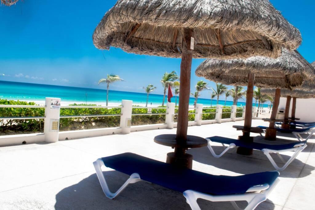 Villas Marlin 108, A Pie De Playa, Albercas, Jacuzi, Ubicacion Inmejorable Канкун Екстер'єр фото