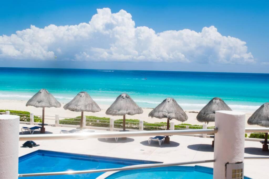Villas Marlin 108, A Pie De Playa, Albercas, Jacuzi, Ubicacion Inmejorable Канкун Екстер'єр фото