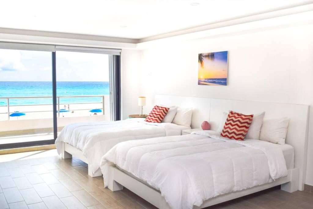Villas Marlin 108, A Pie De Playa, Albercas, Jacuzi, Ubicacion Inmejorable Канкун Екстер'єр фото