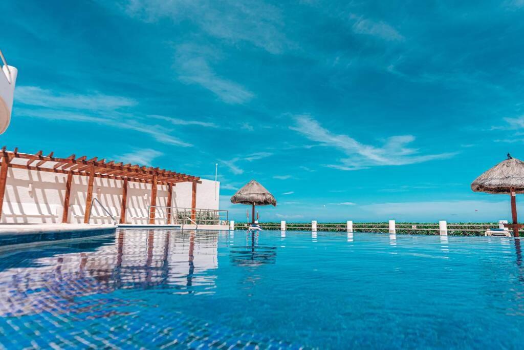Villas Marlin 108, A Pie De Playa, Albercas, Jacuzi, Ubicacion Inmejorable Канкун Екстер'єр фото